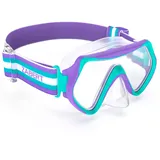 ZABERT M9 Kinder Taucherbrille,Mädchen Schwimmbrille für 2 3 4 5 6 Jahre, Kind Schnorchelmaske Tauchmaske Kid Tauchermaske Schwimmmaske V2 Teal Lila
