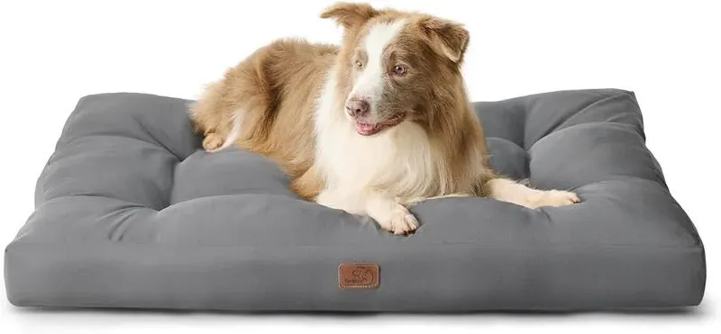 BEDSURE Haustiermatte – einfarbig, wasserdicht, 76 x 50 x 10 cm, grau