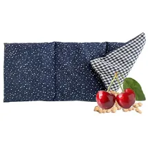 Dr. Berger 3-Kammer-Kirschkernkissen Tupfendruck Blau 50 x 20 cm 1 St