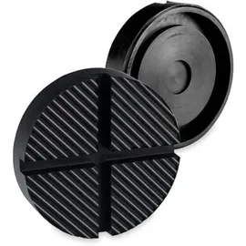 Heyner Gummiauflage Gummi 12,5 cm schwarz