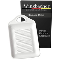 Winzbacher - DAS ORIGINAL - Keramik Ingwerreibe | ideal für Ingwer, Kurkuma und Knoblauch | Spülmaschinenfest | Optimal für die Zubereitung von Ingwertee