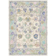 Bamyum Teppich Simay Bedruckter Teppich Chenille-Druck Maschinell Hergestellt 80 x 150 cm (80 x 150 cm)