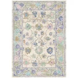 Bamyum Teppich Simay Bedruckter Teppich Chenille-Druck Maschinell Hergestellt 80 x 150 cm (80 x 150 cm)