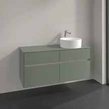 Villeroy & Boch Collaro Waschtischunterschrank C04300AF 120x54,8x50cm, Waschtisch rechts, Soft green