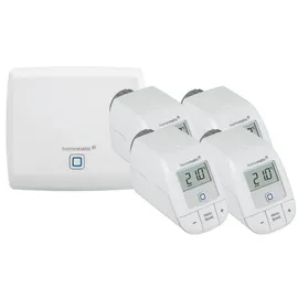 eQ-3 Homematic IP Starterset - 4x Heizkörperthermostat Basic, 1x Access Point - Weiß