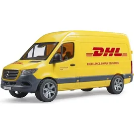 Bruder 02671 - MB Sprinter DHL mit Fahrer gelb 1:16