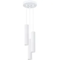 Sollux SL.1538 Pendelleuchte KARBON 3P weiß