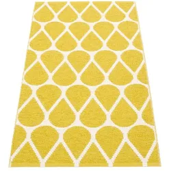 pappelina Otis Outdoor-Teppich - senf / vanille 70 x 140cm