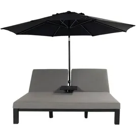 Hartman Eva Doppelliege 196 x 161 x 34 cm grau