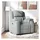 vidaXL Relaxsessel Hellgrau Stoff 99 x 102 x 0 cm Grau mit Liegeposition