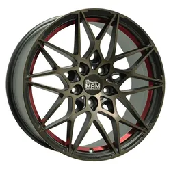 MAM Wheels B2 Bronze Red Inside 8.5x19 ET 35 5/120 Alufelge Bronze