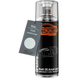 TRISTARcolor RAL 7035 Lichtgrau seidenmatt 2K Acryl Spraydose Sprühdose Spritzlack Sprühlack 400 ml schnelltrocknend