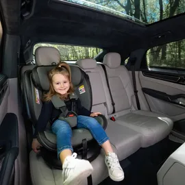 Lorelli Kindersitz Aviator, Mitwachsender Autositz mit Isofix grau