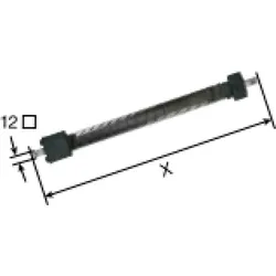 SELVE Federwelle für SP Rescue für SW 60 #281700 #281701 #281702 (Selve Mechanisches Zubehör: Länge 500mm)
