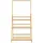 [en.casa] Pflanzenleiter 3-Ebenen 144 x 70 x 39,5 cm Natur