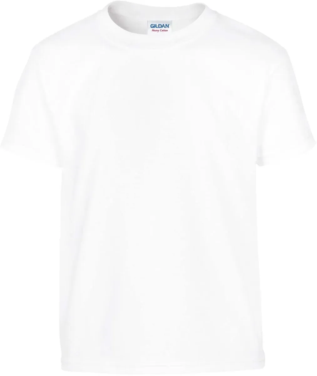 Gildan Kinder Heavy Cotton Youth T-Shirt 5000B white XS (140/152)
