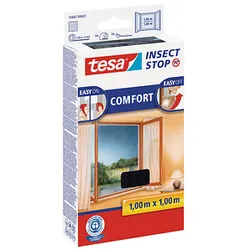 tesa Fliegengitter Insect Stop COMFORT anthrazit 1,0 x 1,0 m