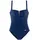 LASCANA Badeanzug Damen Blau 42 Cup D