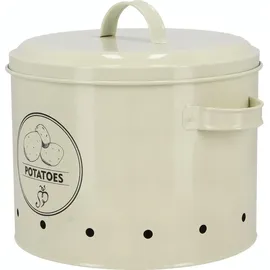 Esschert Design Küchendose weiß 27,0 x 23,2 x 21,3 cm 6,3 l