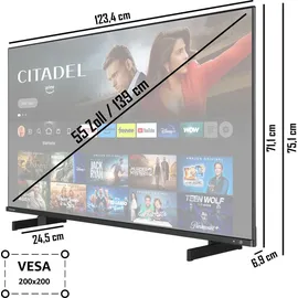 Toshiba 55QF5D63DA 55" QLED UHD Fire TV