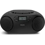 Philips TAZ2000B/10 (FM, Bluetooth), Radio, Schwarz, Tragbarer CD-Player