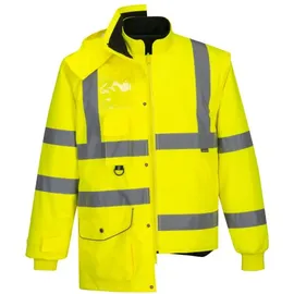 PORTWEST 7 in 1 Warnschutz-Traffic-Jacke 5XL