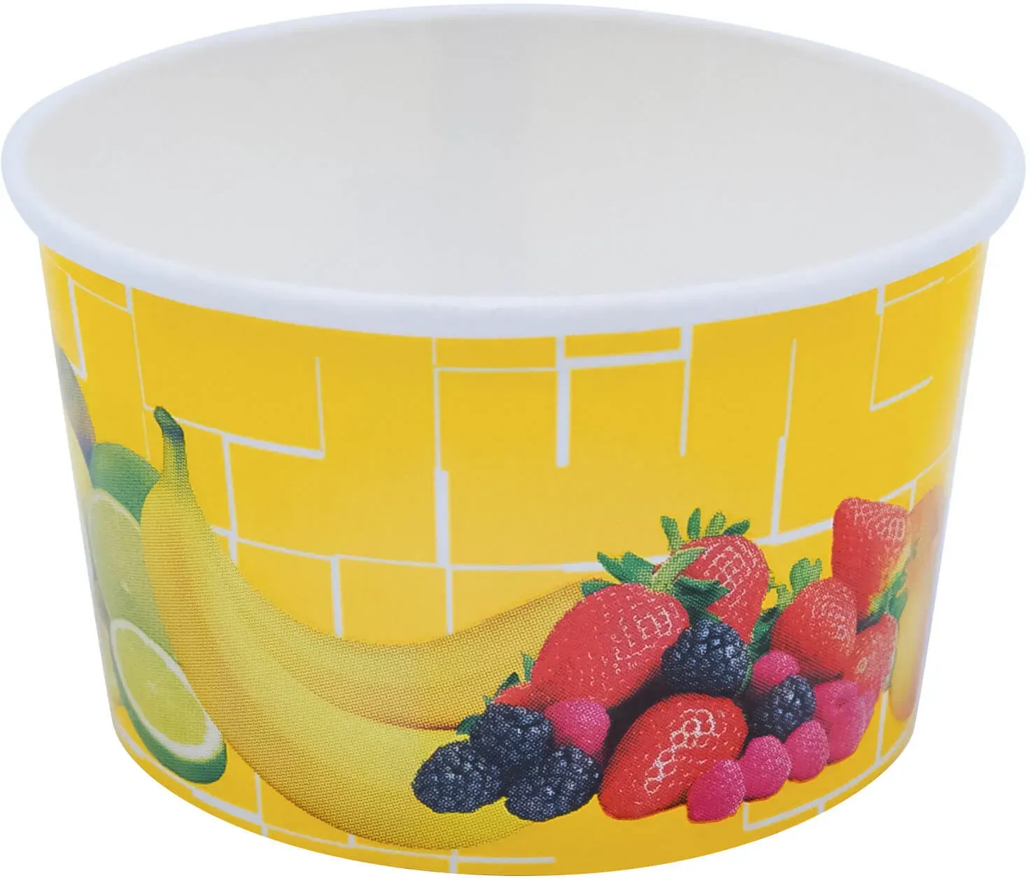 Eisbecher, Pappe rund 260 ml O 92mm, Höhe 55mm, 