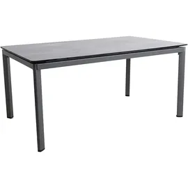 MWH Das Original Alutapo Gartentisch 160 x 95 x 74 cm zementgrau