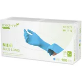 Papstar Medi-Inn Nitril blue long Einmalhandschuhe puderfrei Größe: XL