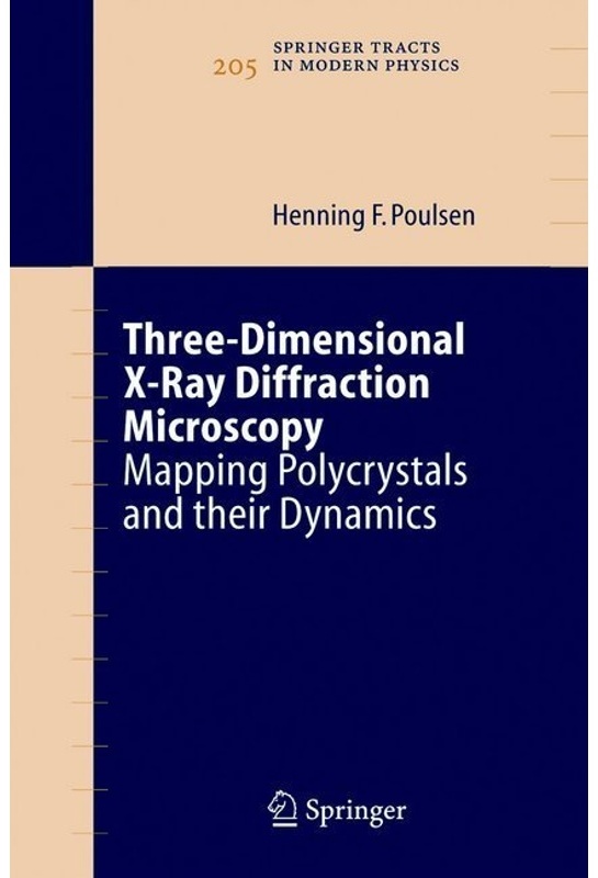 Three-Dimensional X-Ray Diffraction Microscopy - Henning Friis Poulsen  Kartoniert (TB)