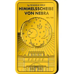 Fractional-Gedenkbarren-Set "Himmelsscheibe von Nebra"