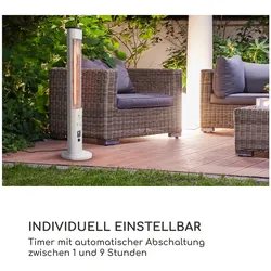 Heat Guru Plus Outdoor Heizstrahler 1200W 3 Heizstufen Fernbedienung
