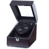 Raoul U.Braun Uhrenbeweger Eleganza für 2 Uhren Ebony Wurzelholz