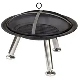 Redfire Feuerschale Chicago Schwarz Stahl 75 cm 85013
