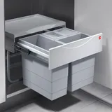 HAILO Abfallsammler, Abfalleimer, Weiss