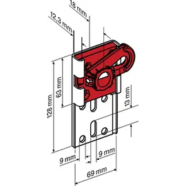 Becker R20-17-C01 PLUS Elektronischer Funk Rollladenmotor inkl. Adapterset SW60 Universalwandlager