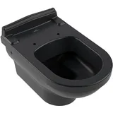 Villeroy & Boch Hommage Wand-Tiefspül-WC 6661B0R, Badkeramik, Pure Black CeramicPlus