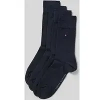 Strümpfe aus Baumwoll-Mix im 4er-Pack, Marine, 39-42