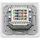 deleyCON 1x CAT 6a Universal Netzwerkdose - 2x RJ45 Port - Geschirmt - Aufputz oder Unterputz - 10 Gigabit Ethernet Netzwerk - EIA/TIA 568A&B - Weiß