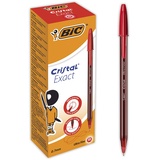 BIC Kugelschreiber Cristal Exact 0.3mm rot, 20er Set