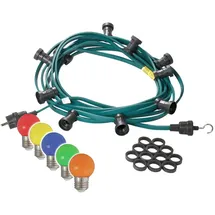 satisfire LED-Lichterkette spritzwassergeschützt 30 m Grün