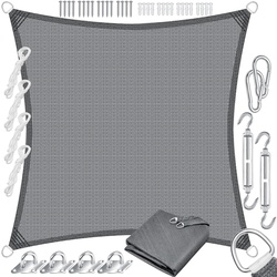 KESSER® Sonnensegel Sonnenschutz Windschutz   HDPE Gewebe   wasserabweisend & windabweisend   5-Fach quer vernäht robust & stabil Schattenspender Garten Balkon Terrasse