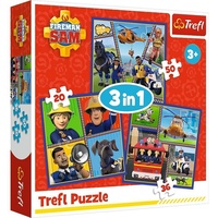 Trefl 3 in 1 Puzzle Feuerwehrmann Sam