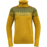 Devold Pullover mit Rollkragen Gold L