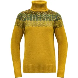 Devold Pullover mit Rollkragen Gold L