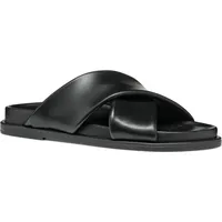 GEOX Damen D ADELASH B Slide Sandal, Black, 38 EU