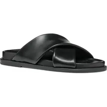 GEOX Damen D ADELASH B Slide Sandal, Black, 38 EU