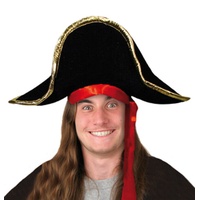 Piraten Hut Pirat Piratenhut schwarz Seeräuber