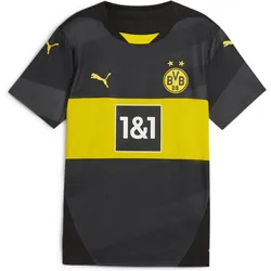 Borussia Dortmund 24/25 Auswärtstrikot Jugendliche PUMA Black Faster Yellow Gr. 152 - 12 Jahre