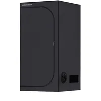 Growzelt 80x80x180 cm, Growzelt mit Herausnehmbarer Wasserdichter Bodenwanne, Aus Hochreflektierendem Mylar, Am Idealsten Größe Hydroponic System für 3~5 Pflanzen